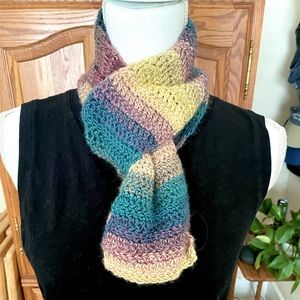 Unforgettable Tealberry Crochet Scarf